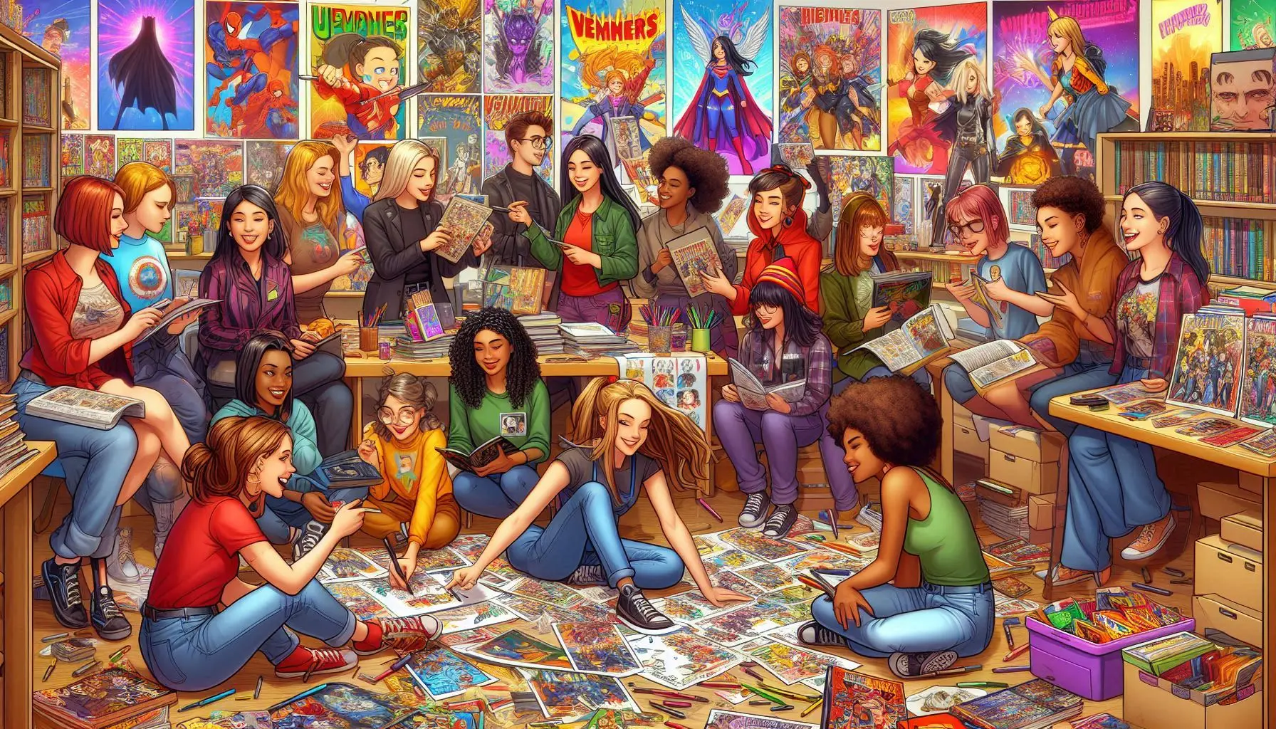 迷妹漫画团队活动